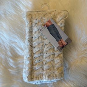 Lemon Confetti Cable Leg Warmers